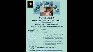 OUTSOURCED ONBOARDING & TRAINING FOR SMALL BUSINESSES -and- EXPAT OWNED BUSINESSES ABROAD