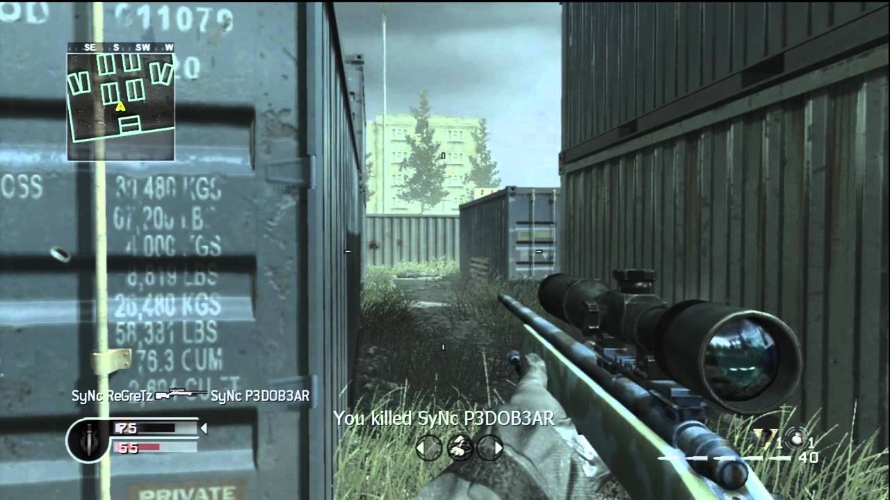 Cod 4 1v1 SyNc ReGreTz Vs. SyNc P3DOB3AR