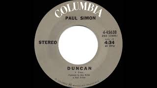 1972 Paul Simon - Duncan