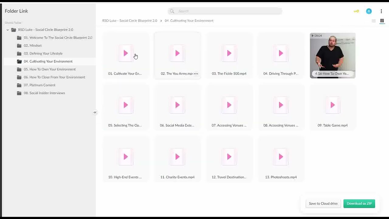 RSD Luke – Social Circle Blueprint 2.0 leaked
