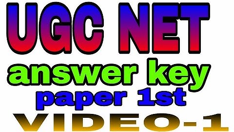 Ugc net answer key nov 2017