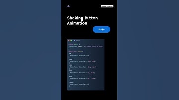 Shaking Button Animation #cssanimation #developer #coding #button #frontend #cssproperty
