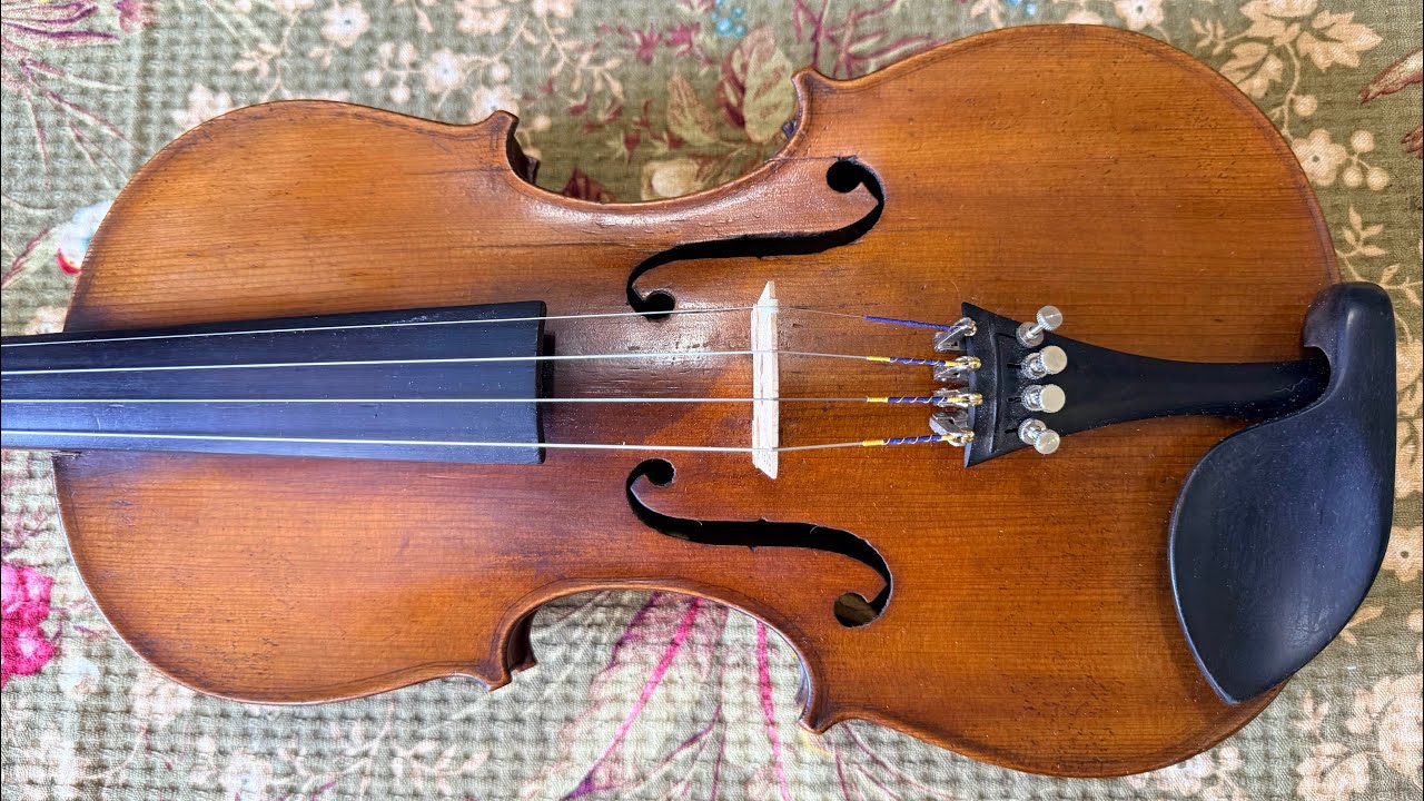 PENDING Old French Violin #1378 Sweet Velvety old tone. - YouTube