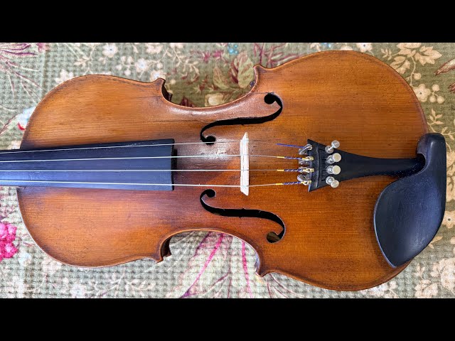 Old French Violin #1378 Sweet Velvety old tone. It's for sale