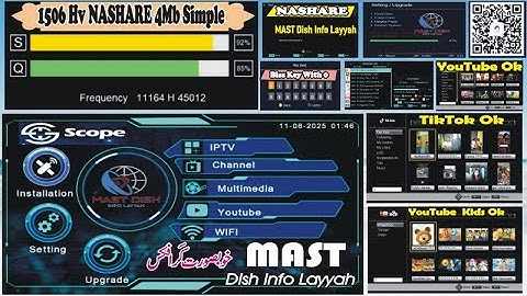 1506HV 4MB Receiver New Software Update 2025 | Beautiful Theme, Zoom Signal, IPTV, YouTube & More