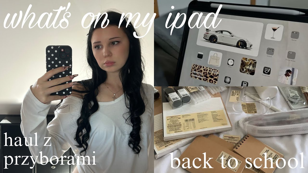 what’s on my ipad & haul z przyborami szkolnymi|BACK TO SCHOOL 