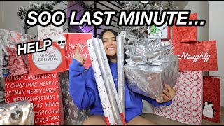 LAST MINUTE GIFT IDEAS \& WRAPPING THEM LOL | honeybobabear