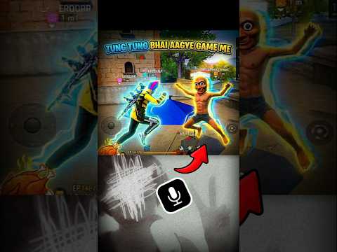 TUNG TUNG BHAI AAGYE GAME ME 😂 #mimicry #tungtungsahur #shorts #viral #freefire