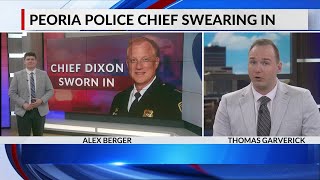 Peoria's new Police Chief Brad Dixon takes oath