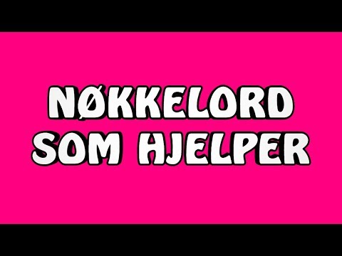 Video: Hva er et søkeord?