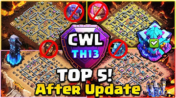 TOP 5! NEW BEST TH13 BASE Layout + Copy Link 2025 | Town Hall 13 (TH13) War Base | Clash of Clans