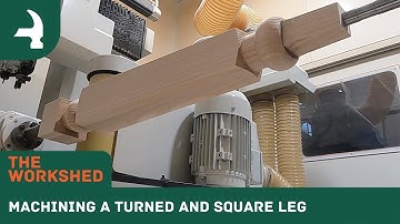The Workshed: Machining a Turned and Square Leg on an INTOREX CNC lathe | HAMMERSMITH