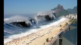 Ужасное цунами снятое на камеру, подборка цунами, цунами 2021, волны | боль земли