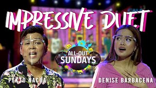 Pekto Nacua and Denise Barbacena's impressive duet! | All-Out Sundays