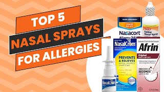 The best nasal sprays for allergies