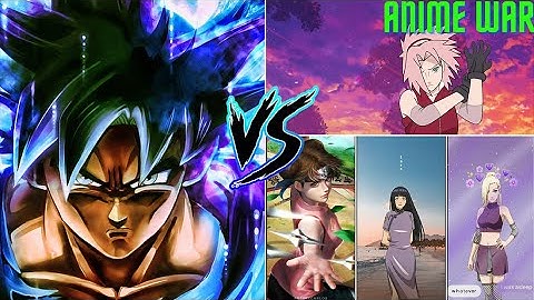 [4K 60FPS] GOKU DBS V2 ALL FORM VS SAKURA, HINATA, INO & TENTEN IN JUMP FORCE MUGEN V7