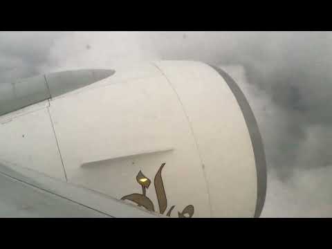 Emirates Boeing 777-300er landing in Nairobi