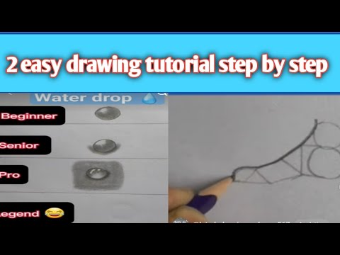 2 realistic and easy step by step drawing tutorial # ...