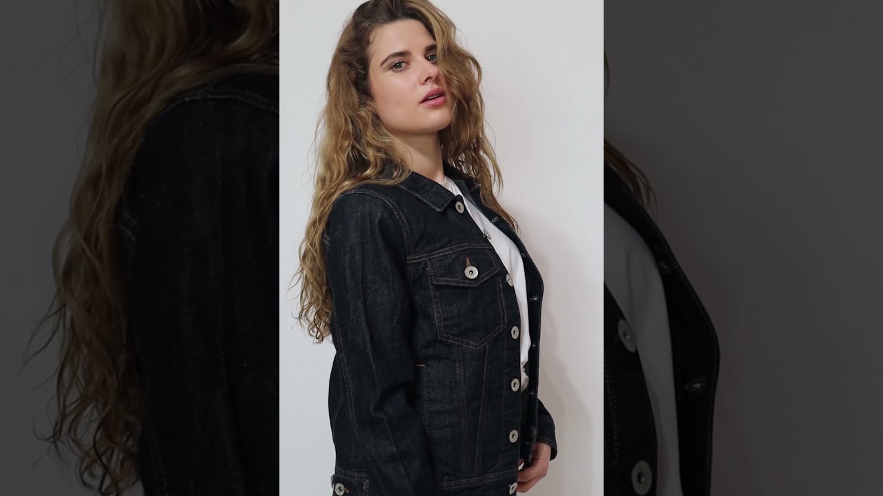 Chamarra Mezclilla Suavizado Dark Dama