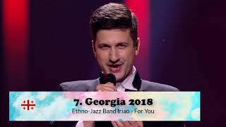 🇬🇪 Georgia in Eurovision: My top 10 (2007-2020)