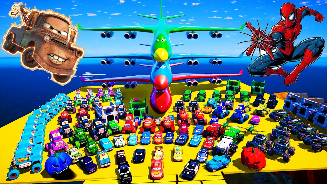 Disney Pixar Cars Unboxing Review | Lightning McQueen, Tow Mater, Doc Hudson, Sally Carrera, Cruz