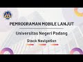 TUTORIAL STACK NAVIGATION FLUTTER || @FlutterMapp @BelajarPemrogramanPemula