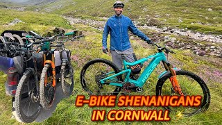 E BIKES REALLY ARE GOOD, SECRET WOODS, SNAKES, OFF PISTE TRAILS, CORNISH ADVENTURE DAY 2!