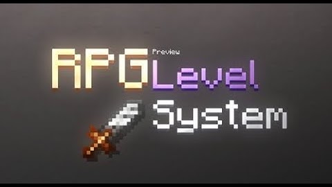 RPG LEVEL UP SYSTEM commands bedrock