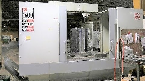 HAAS EC-1600-4X (2006): 4TH AXIS, TSC,  HSM, 10K RPM, 50 ATC