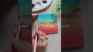Easy_acrylic_painting_for_beginners_🧡 #beginners #art #painting #canvas #easy #acrylicpainting