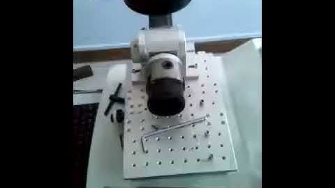 Rotate marking  Fiber laser marking machine Rotary engraving on metals