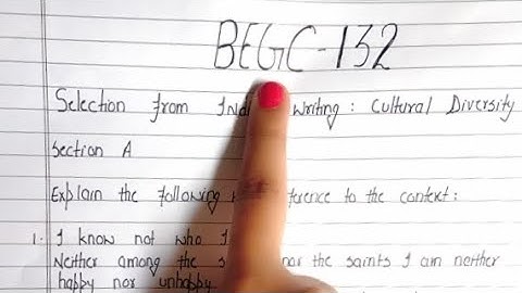 Ignou BEGC 132 #Free Solved Assignment 2020-21 By STUDY ZONE