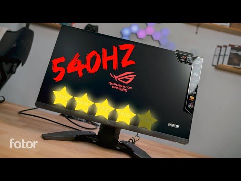 видео: Самый быстрый монитор в мире! Asus PG248QP 540hz