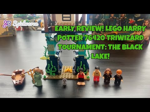 YouTube thumbnail: Early review: brand new LEGO Harry Potter 76420 Triwizard Tournament!