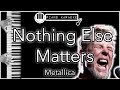 Nothing Else Matters - Metallica - Piano Karaoke Instrumental
