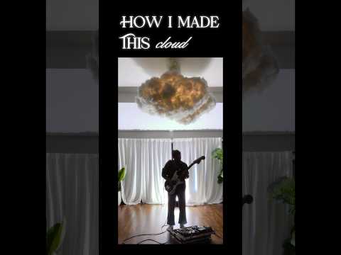 DIY Hanging Cloud with LED lights