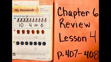 Chapter 6 Review: Lesson 4