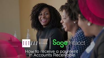 Sage Intacct How To Receive A Payment In Accounts Receivable with Tetrad
