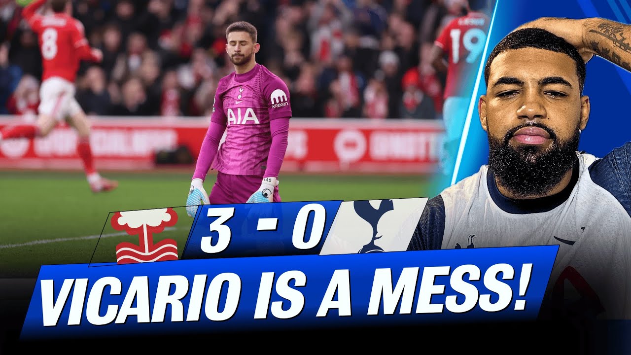 Викарио 2 ОШИБКИ! Фрэнк не справился с глубиной поля!! Ноттингем Форест 3-0 Тоттенхэм РЕАКЦИЯ НА ...