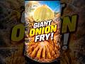 GIANT ONION FRY! 🤯🧅 #ytshorts #shortsfeed #viralshorts