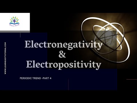 Video: Jsou nekovy elektronegativní?