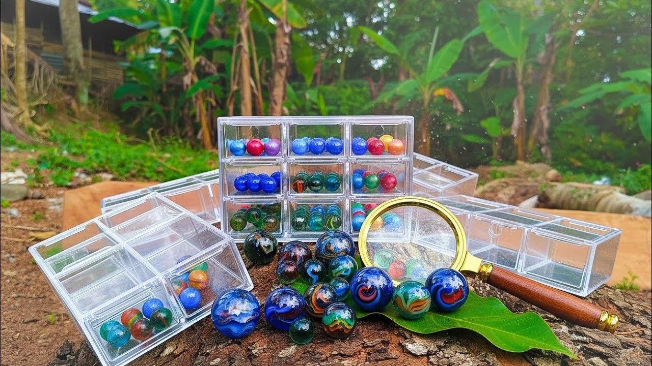 🔍🌈 Rainbow Marble Adventure | Hunting the Hidden Colorful Marbles