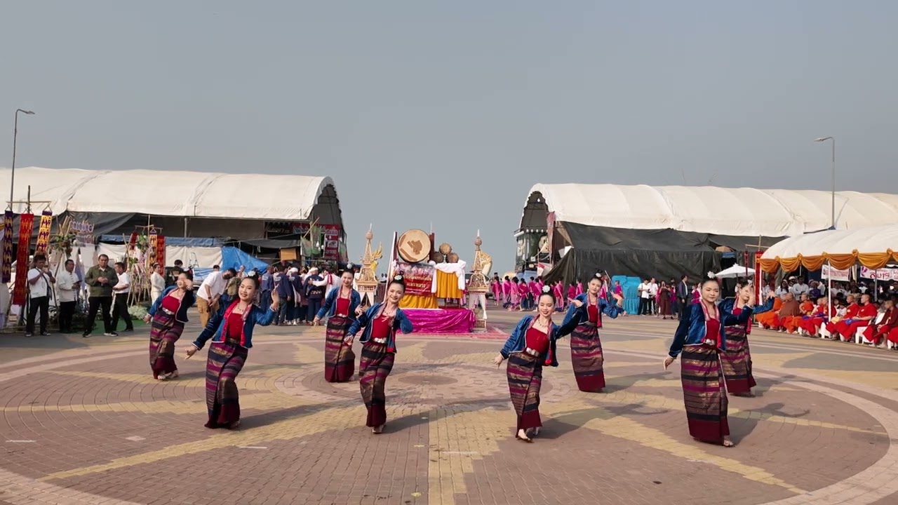 ฟ้อนเจิงไหว้สาลีลาตบบ่าพาบ บวงสรวงพญางำเมือง วันที่ 5 มีนาคม ประจำปี 2569