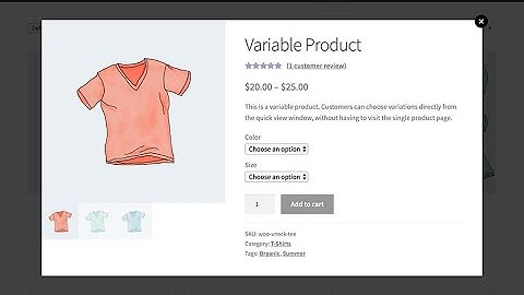 การใส่สินค้าแบบหลายสีหลายขนาด ใน woocommerce สร้างเว็บด้วยตนเอง จาก wordpress