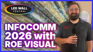 ROE Visual Reveals LED Walls for Fixed Installations at InfoComm 2026