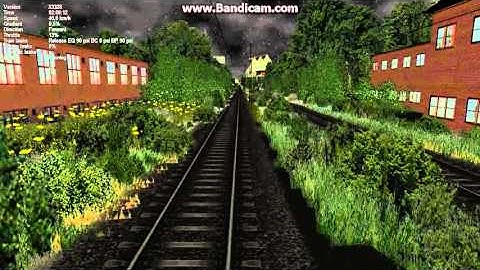 MSTS/Open Rails 2015 Work copy upcoming new Swedish route "Wasefors". Night video.