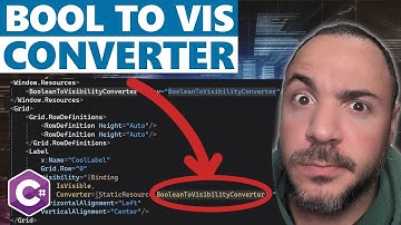 WPF Value Converter Basics With BooleanToVisibilityConverter