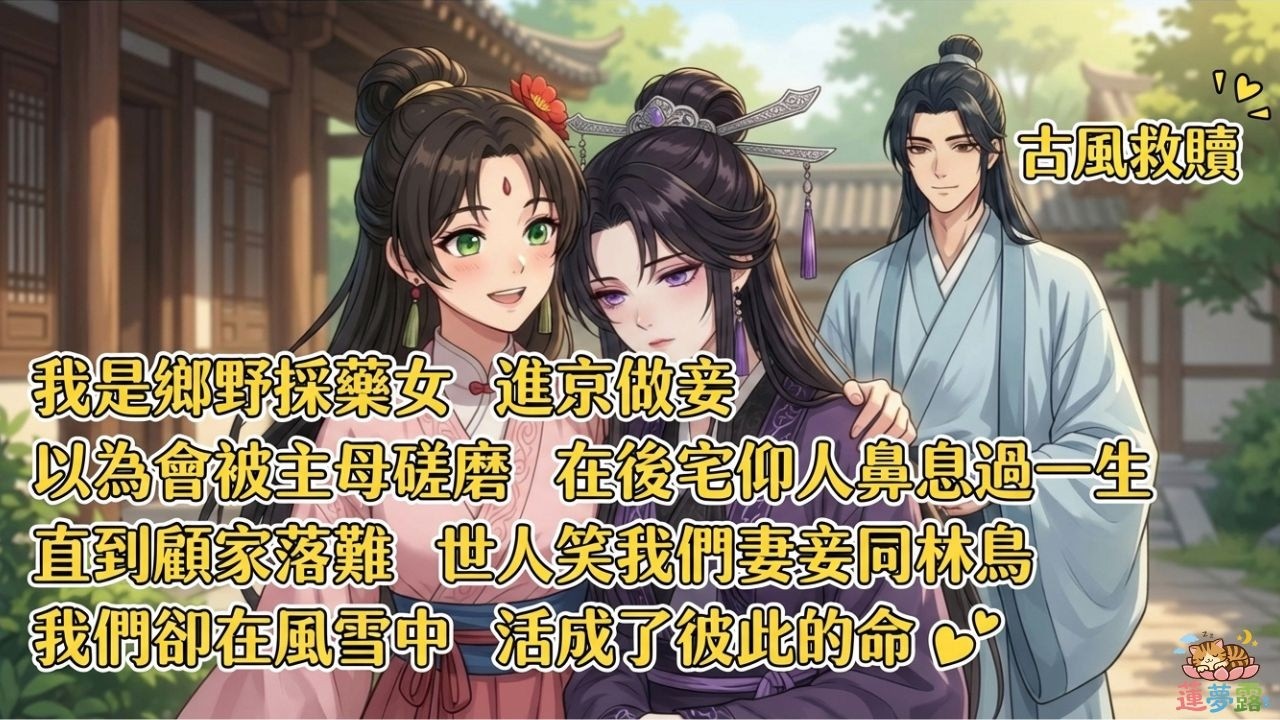 陪夫君外放十年，以為進京做妾要鬥個你死我活，結果我掄起棍子替主母鎮守後宅 #歲月靜好 #日常群像 #先婚後愛#古風#無雌競#治癒#感人#雙向奔赴#救贖#女性救贖 #全員善人