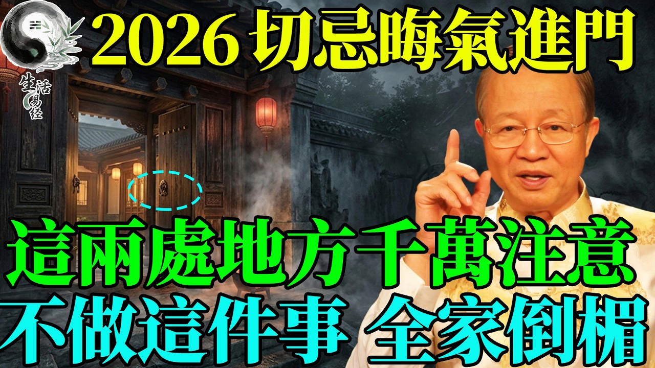 去完醫院或殯儀館，回家前一定要做這件事！否則把晦氣帶進門，全家跟著倒楣。#曾仕強 #易經智慧 #易經 #正能量 #風水 #國學 #國學智慧 #人生感悟 #人生哲理 #因果