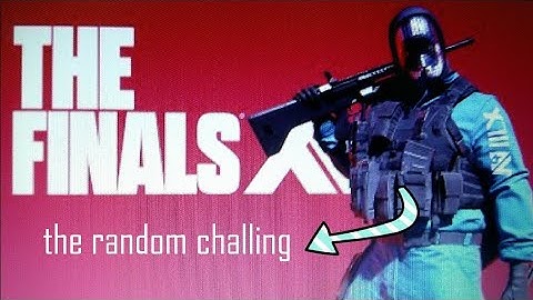 The random challenge (meme) The finals.